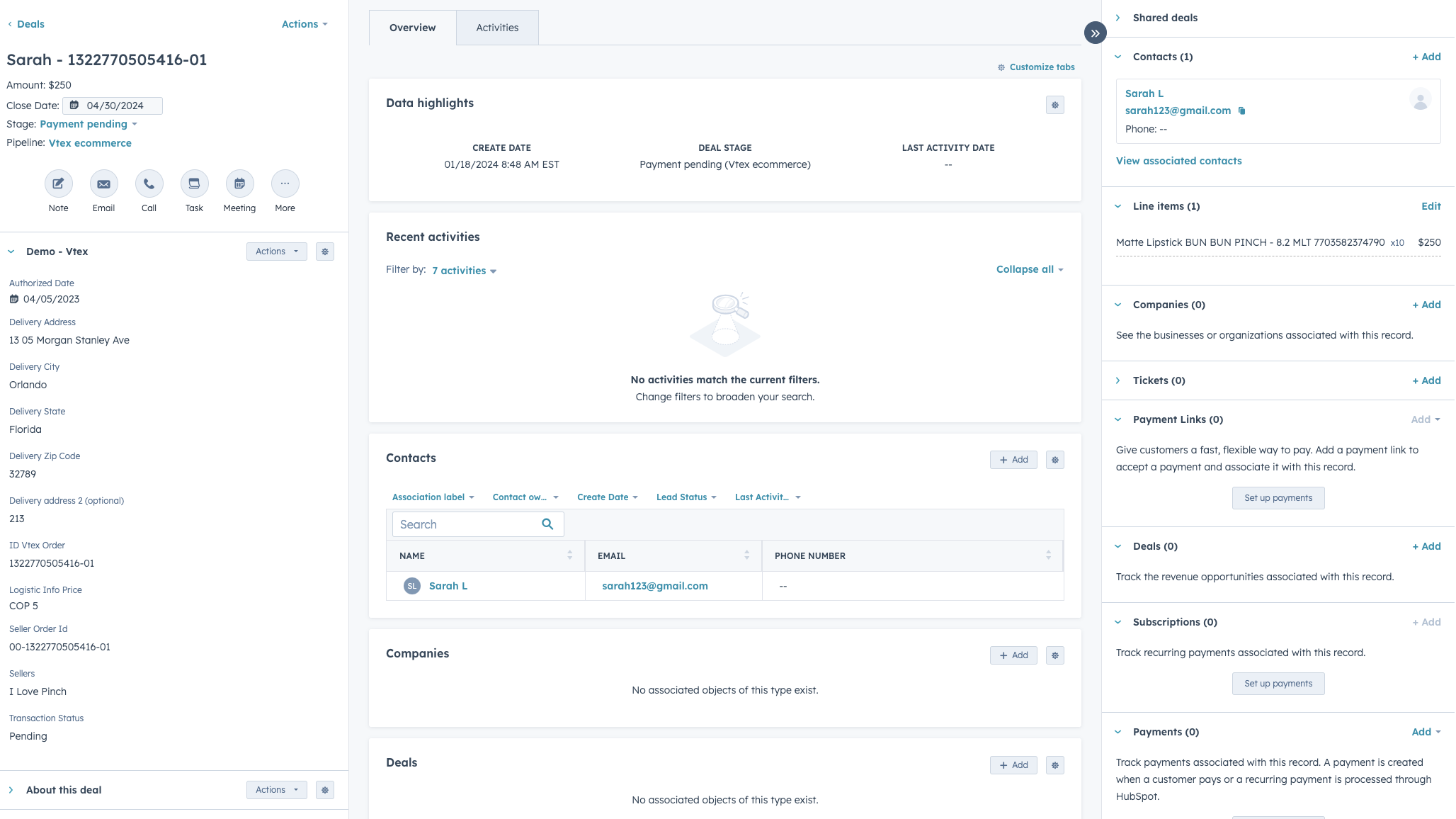 Sincroniza contactos y productos con cada orden